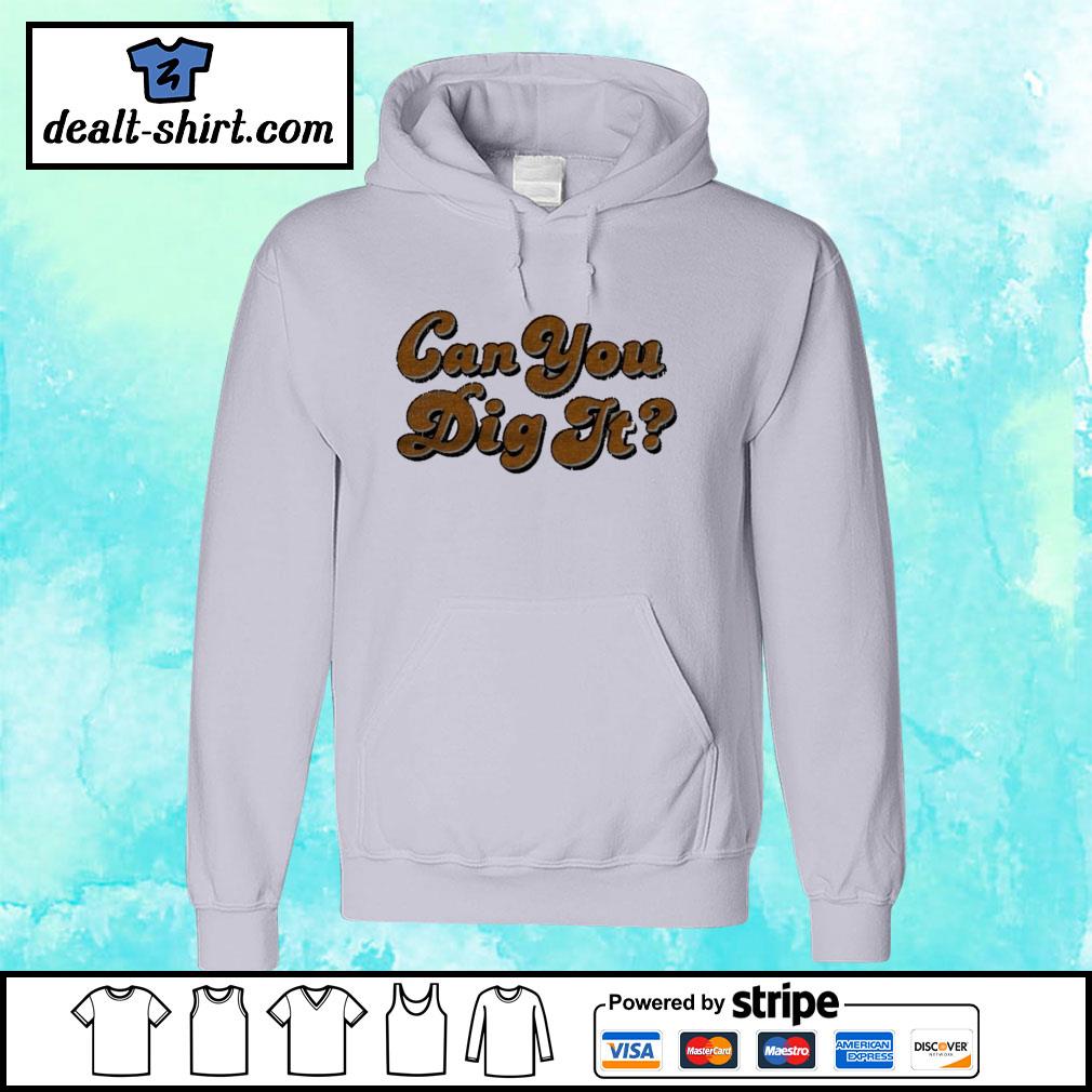 Isaac Hayes Mens Can You Dig It White Hoodie 