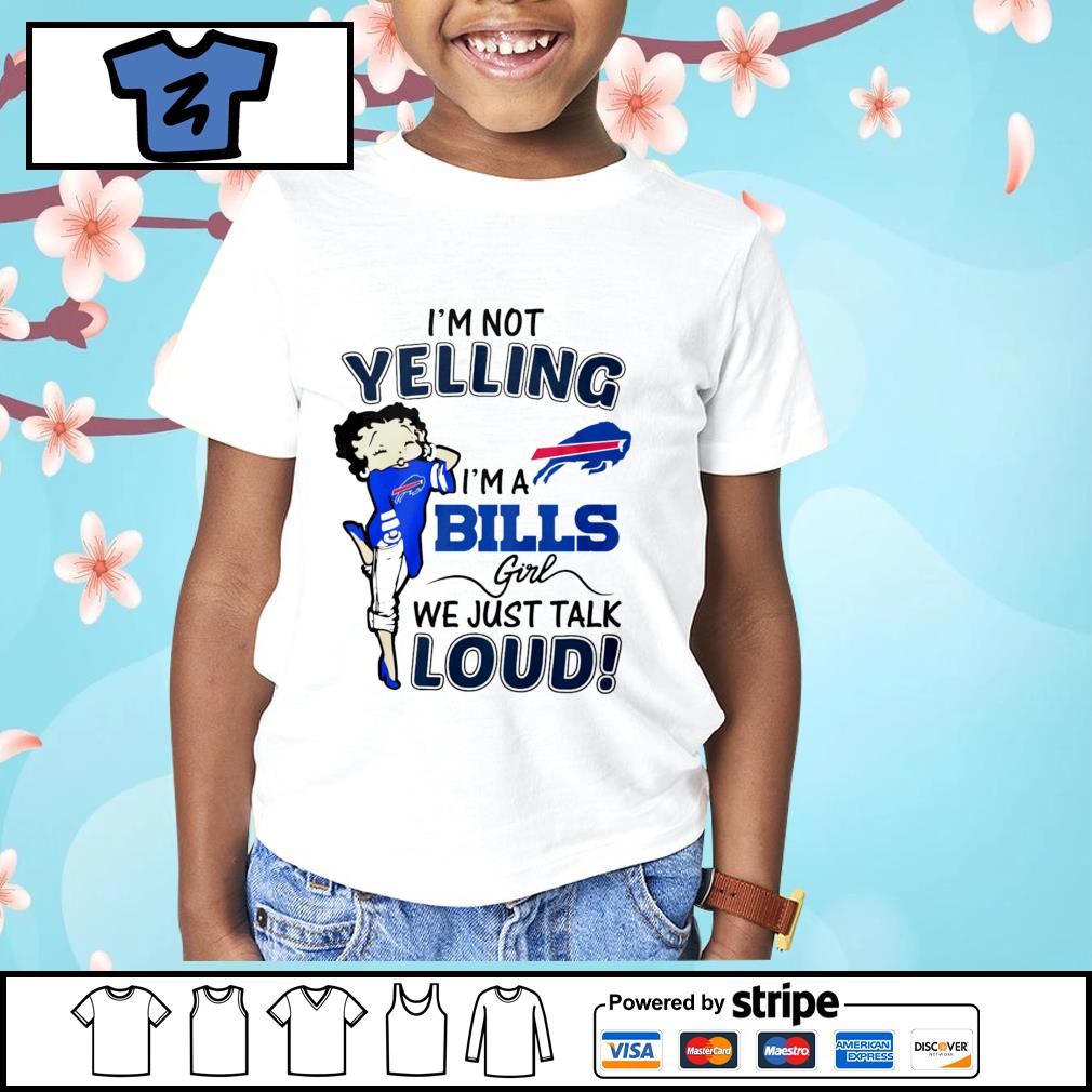 buffalo bills betty boop shirt