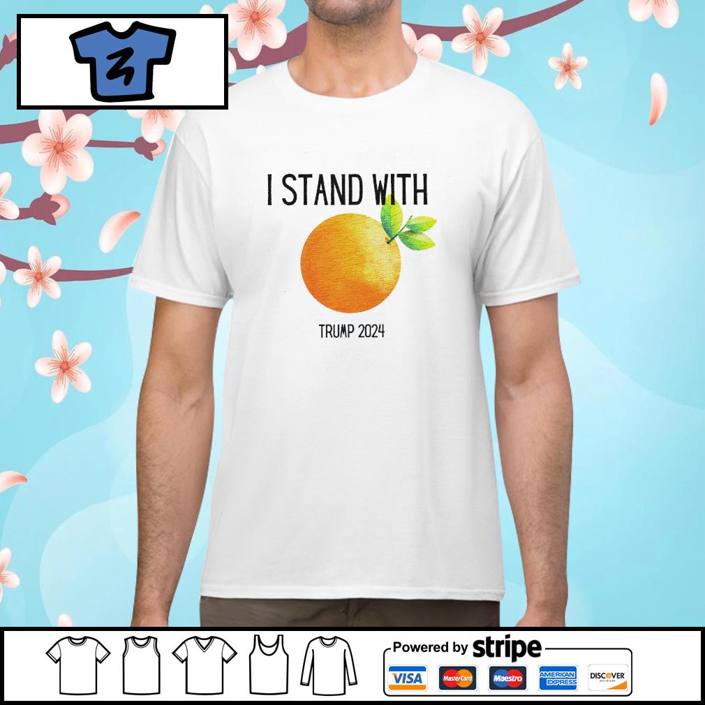 Free Orange Trump I stand with Trump 2024 shirt