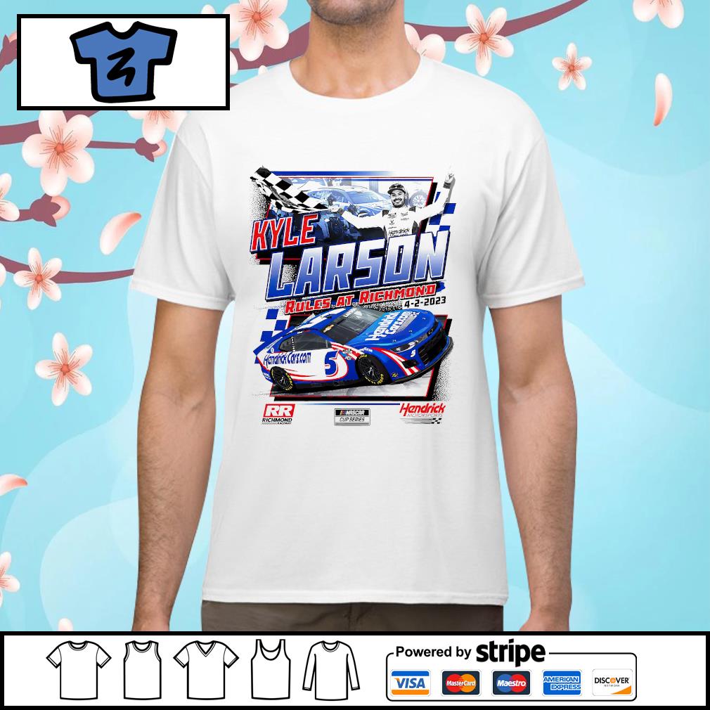 Kyle Larson Checkered Flag 2023 Toyota Owners 400 Race Winner shirt