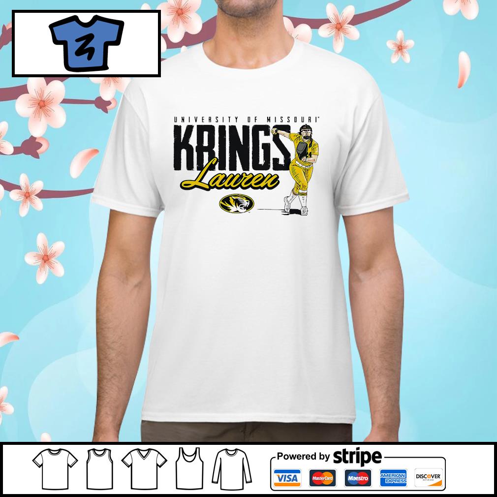 Missouri NCAA Softball Laurin Krings Specs shirt